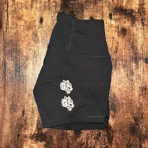 Black darc sport pump shorts